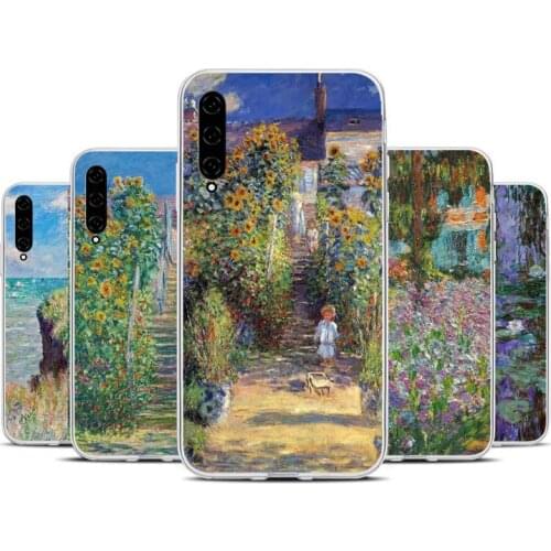 Silicone Monet Garden Smartphone Cover For Xiaomi Redmi K30s Ultra Note 8 9 Pro Max 9s 10T Pro 11 10 Lite Transparent Case