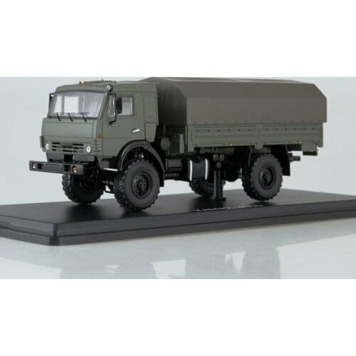 Start Scale Models 1 43 Scale KAMAZ-4350 4x4 MUSTANG WITH TENT Truck USSR SSM1320 Diecast Matel For Collection