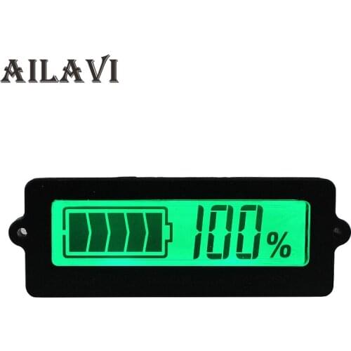 New 2018 LCD Built-in Battery Capacity Tester Indicator 12V 24v 48v car Lead-acid batteries lithium