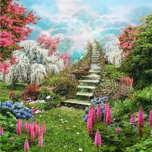 Landscape Rural Woods Beach Flowers DIY Embroidery 11CT Cross Stitch Kits Craft Needlework Set Cotton Thread Sell