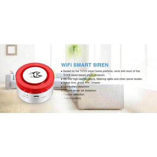 WIFI Smart Siren For Home Security System