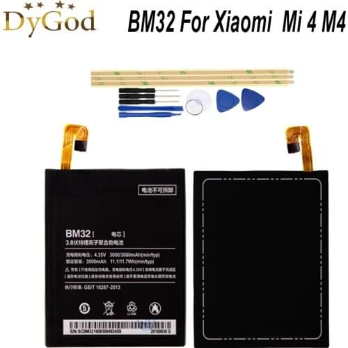 BM32 BM33 BM35 BM39 BN36 Backup Battery For Xiaomi Mi4 Mi4i Mi4C Mi6 Mi 6X Battery Batterie Bateria Accumulator AKKU+Tools