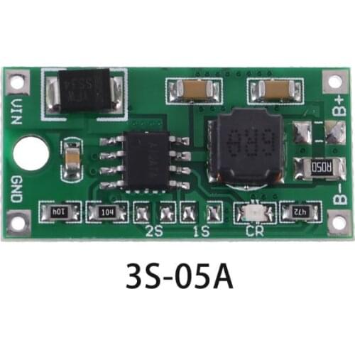 DC 5-23V 4.2V/8.4V/12.6V Lithim-ion Battery Charger Multi-Cell Synchronous Voltage Reduction For 3.7V/7.4V/11.1V 18650 Cell