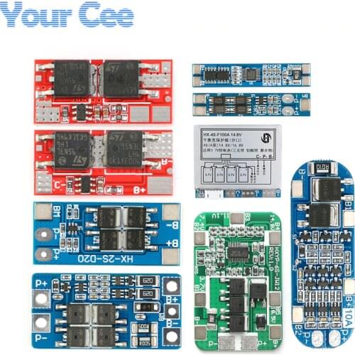 1S 2S 3S 4S 6S Li-ion Lithium Battery Protection Board 18650 Charger Module Board PCB BMS Protection Board Lipo Cell Module