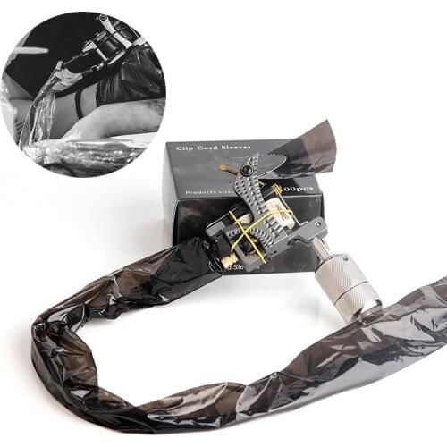 100pcs professional tattoo machine clip rope cuff bag supply disposable case tattoo bag machine tattoo accessories