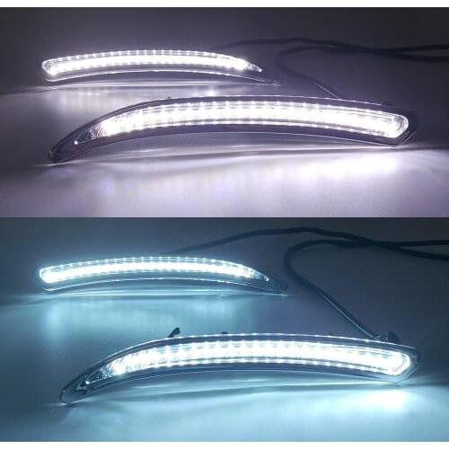 CSCSNL 2Pcs Car LED DRL For Buick Regal GS Opel Insignia 2010 2011 2012 2013 2014 2015 Fog Cover Daytime Running Lights Kits