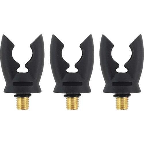3Pcs Carp Fishing Grip Rod Rest Head Silicone Gripper for Carp Fishing Alarm and Buzz Bar Fishing Accessories