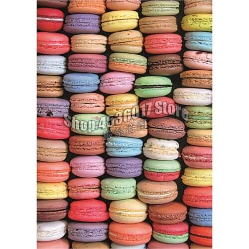 5D DIY Diamond Painting Macaroons Art Handmade Needlework Diamond Embroidery Food Full Rhinestone Cross Stitch Mosaic