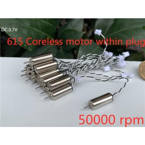 615 6x15mm 0615 6*15mm 3.7V High Speed Small Mini Coreless Motor for DIY Micro FPV Quadcopter Helicopter Toy Frame
