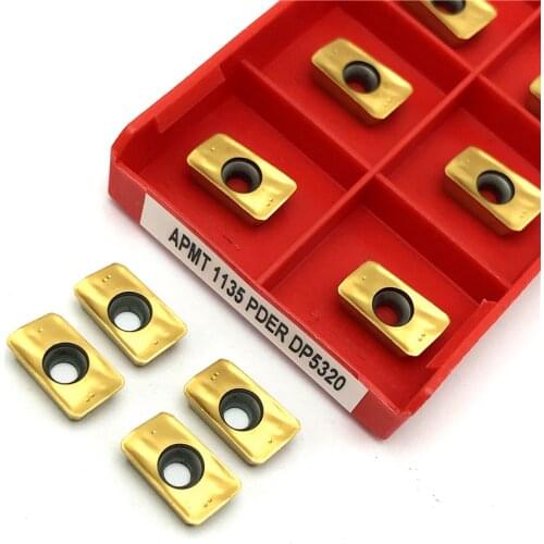 APMT1135 PDER DP5320 Milling inserts Indexable tool metal lathe tools APMT 1135 high quality turning insert For BAP300