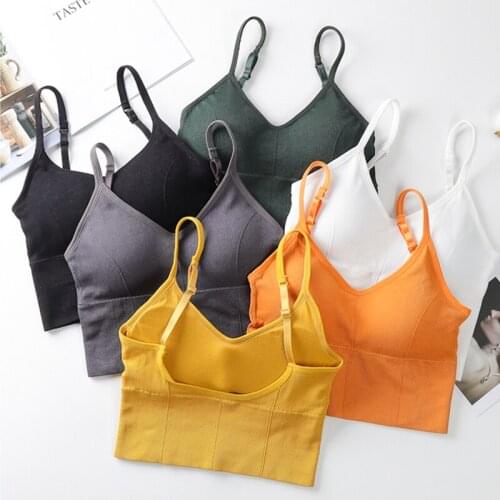 Bras Women Sexy Seamless Bra U Type Backless Bra Gym Running Push Up Bralette Padded Brassiere Women Fitness Sports Bra