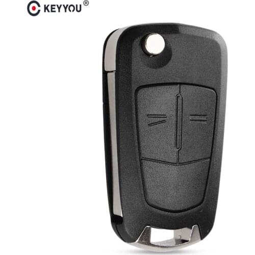 KEYYOU Remote Key Case Shell For Vauxhall Opel Corsa Astra Vectra Signum Auto Car Control Key Fob Cover Housing HU100 Blade