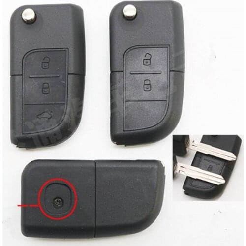 DAKATU 2/3 Buttons Remote key Case For Changan Alsvin V3 V5 CX20 CX30 Zhixiang eulove Replacement Car Flip Folding key Fob shell
