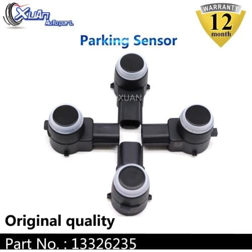 XUAN 4pcs PDC Parking Sensor Bumper Reversing Radar 13326235 For Chevrolet Cruze Buick Regal Saab 9-5 Opel Corsa Insignia Astra