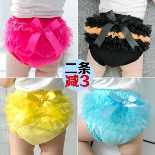 Baby PP Shorts Summer Shorts Of 2018 New PP Children 0-4 Years Old Baby Lace Pants Multicolor Bread clothes Summer Shorts