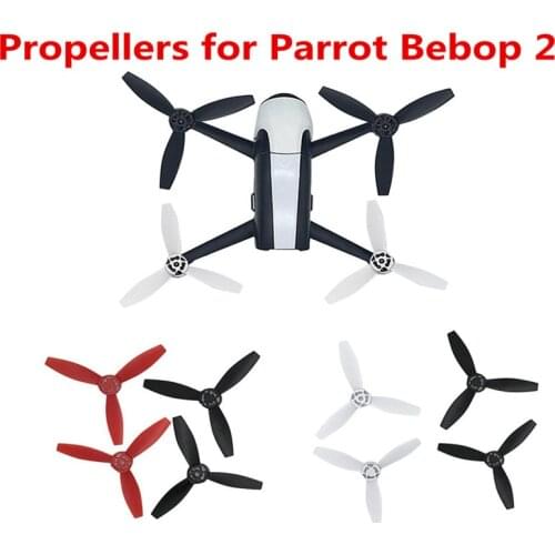 Parrot Bebop 2 Drone 4PCS Black/White/Red Propeller Blade Rotors Paddle RC Drone Quadcopter Aircraft UAV Spare Parts