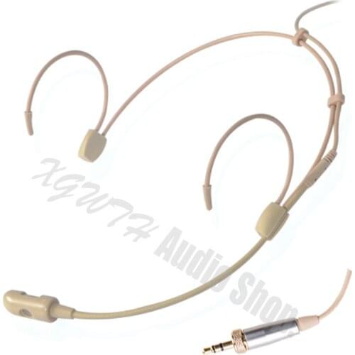 Double Earhook Mic Headworn Headset Conference Microphone Hypercardioid Mic For Sennheiser G1 G2 G3 Wireless Audio Recording Mic