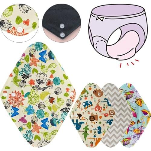 Dropshipping Panty Liner Cloth Menstrual Pad Mama Large Sanitary Reusable Soft Washable Charcoal Period Napkins
