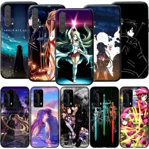 GX243 Sword Art Online Silicone Case for Honor 6A 7A 3GB 7C 7X 8 8A 8X 8C 9 10 Lite View 20S 9A 10X Max Pro