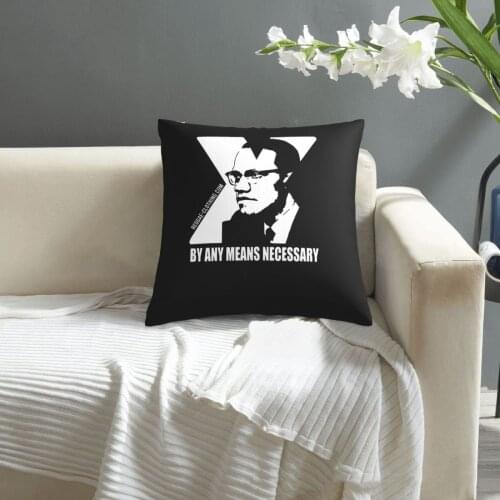 Malcom X - BY ANY MEANS NECESSARY pillowcase printed cushion cover sofa waist pillow pillow cover