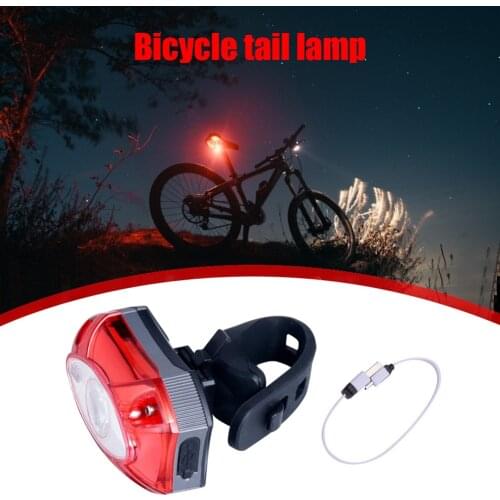 Raypal USB Rechargeable Rear Back Bicycle Light Rain Water Proof LED Bycicle Light Safety Cycling Bike Tail Lamp Taillight