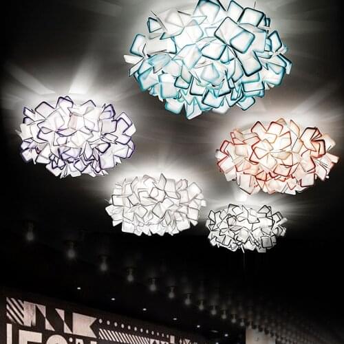 Nordic Italian design floral ceiling ceiling lamp chandelier flower-shaped acrylic romantic LED living room bedroom lighting