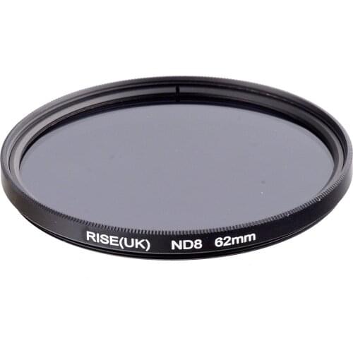 RISE(UK) 62 mm Neutral Density ND8 Filter FOR ALL Camera lens