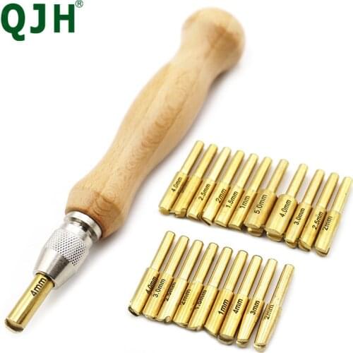 Handmade DIY Leather Tools Electric Heating Edge Press Edge Banding Hot Edge Line Pressure Edge Holder Concave Arch Flat Head