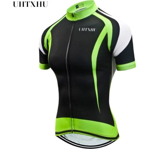 Uhtxhu Women Cycling Clothing Summer Mountain Bike Clothes Wear Cycling Jersey
