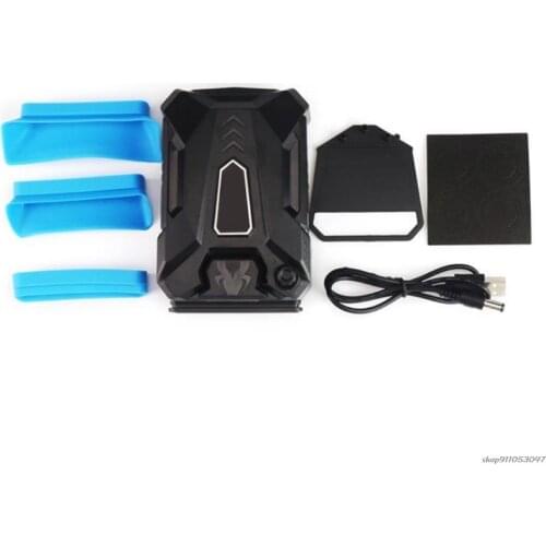 Laptop Fan Cooler Side-Draft Portable Intelligent Notebook Radiator Rapid Cooling Quiet Heat Dissipation PC External 21 Dropship