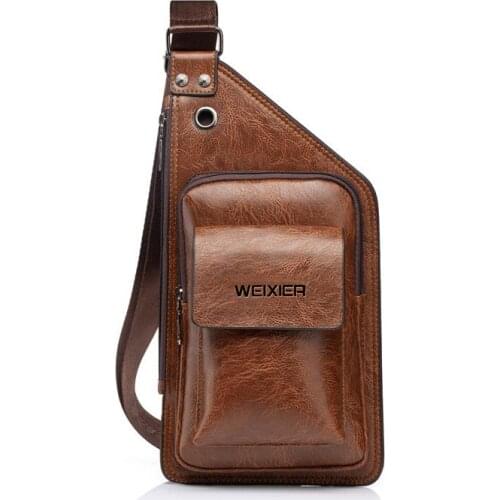 Weysfor Fashion 2021 Multi-function Small Sling Chest Bag Legs Waist Bag For Man New Fashion Casual Crossbody Men Messenger Bags