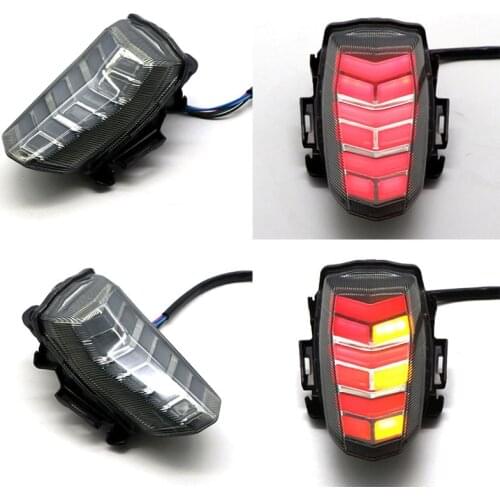 Rear indicator Flashing Assembly Moto Tail Light For Yamaha R15 V3 LED tail light motorcycle brake light with led turn signal