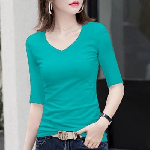 2021 Fashion New Latin Dance Tops New Adult Female Half Sleeved Practice Clothes Women Ballroom Dance Stage Performance Costumes