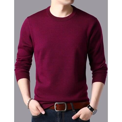 Winter Male Wool Sweater Long Sleeve Warm Sweater Pullovers Solid Thicken Sweater With Velvet Free Shipping