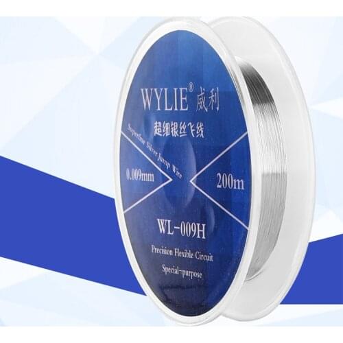 0.009mm 200M Ultra-Fine Jump Wire Replacement For Precision Flexible Circuits Mobile Phone Mainboard Rework Repair Tools