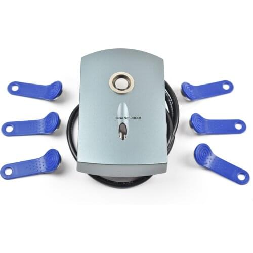 1pcs/Lot TM Card Reader 1990A-F5 USB Plug and Play + 6pcs DS1990A-F5 IBtton Tag