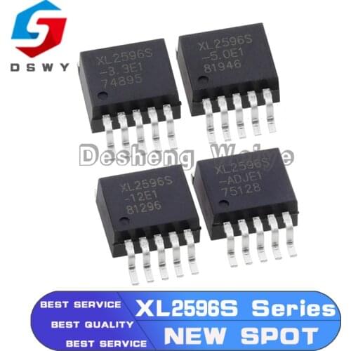 10PCS XL2596S-3.3E1 XL2596S-5.0E1 XL2596S-12E1 XL2596S-ADJE1 TO-263 SMD New and Original IC Chipset