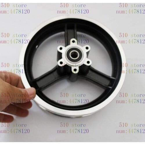 10x2 /2.125 motorized sports car, gold ring, wheel hub, double disc brake, aluminum alloy front wheel rim wheel original acc