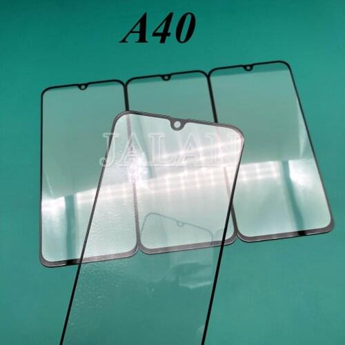 5pcs For Samsung A40 touch screen glass laminated OCA glue