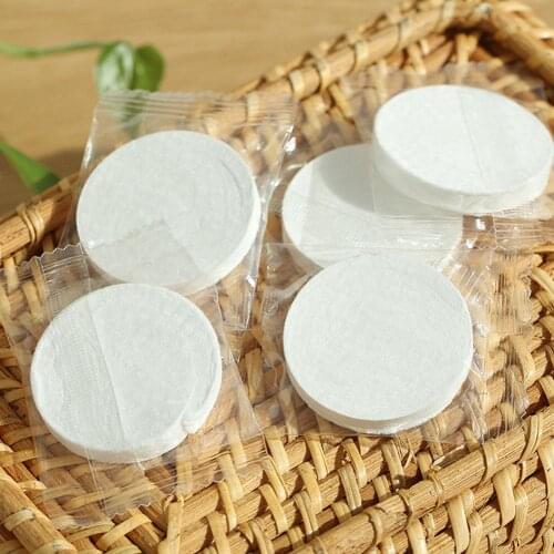 5pcs Compressed Towel Tablets Disposable Compressed Towel Bath Towel Cotton Face Cleansing Towel Home Hotel Supply For Travel