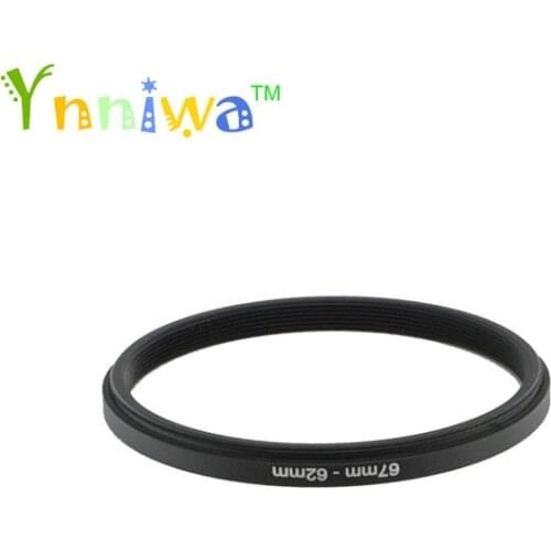 67-62 mm Metal Step down Rings Lens Adapter Filter Set