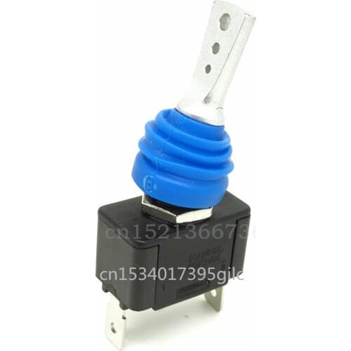12V 24V 40A imported car switch high current waterproof switch second gear silver 2 foot rocker switch 24V