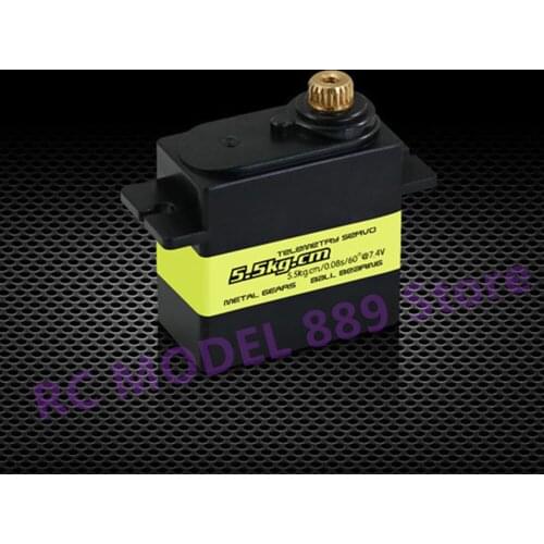 KINGMAX KM0950MDHV-17g 5.5kg digital metal teeth with high torque and high speed telemetry mini waterproof servo For RC Model
