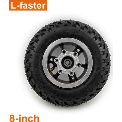 8Inch Scooter Wheel With 6 Holes Disc Mount Compatible With Bicycle Disc Brake "200x50" Wheel For Disc Brake Scooter
