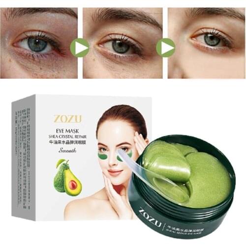 Avocado Collagen Mask Natural Moisturizing Gel Eye Eye patches Age Anti Remove Wrinkle 60 Piece Bag Skin Circles Care Dark M0G5