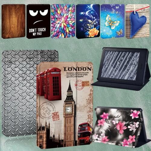 For Amazon Kindle 8th/10th Paperwhite 1/2/3/4 Shockproof Scratch Resistant Flip Tablet Protective Case + Stylus