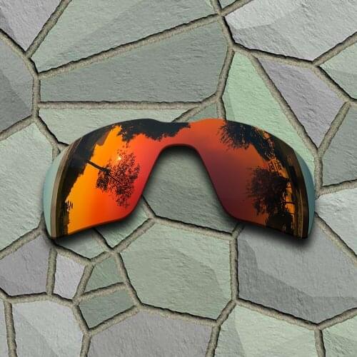Red Orange Sunglasses Polarized Replacement Lenses for Oakley Probation