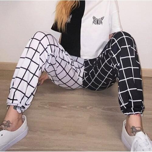 Женские брюки в клетку Lalain China At AliExpress