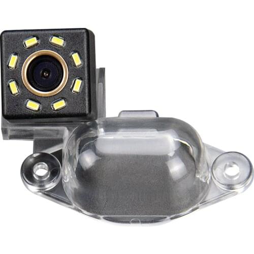 Misayaee Car Rear View Reverse Parking Camera Golden 8 LED for Nissan NV200 2010-2014 Night Vision Waterproof