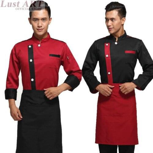 New design food service chef jacket kitchen hotel chef uniform casual fashion restaurant chef clothing AA011